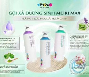 Gội xả dưỡng sinh Meiki Max