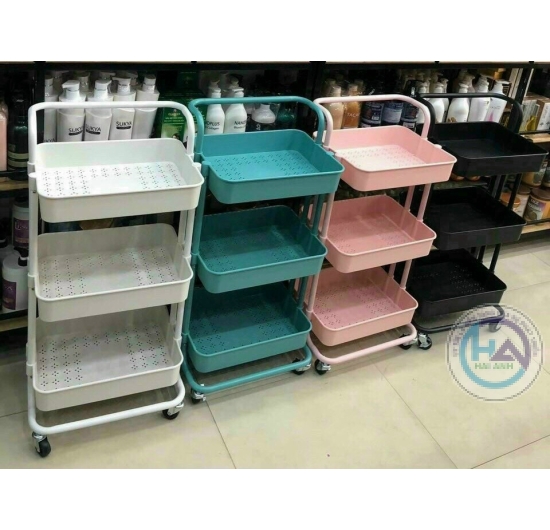 Xe đẩy nail khung sắt Sơn tĩnh điện.
