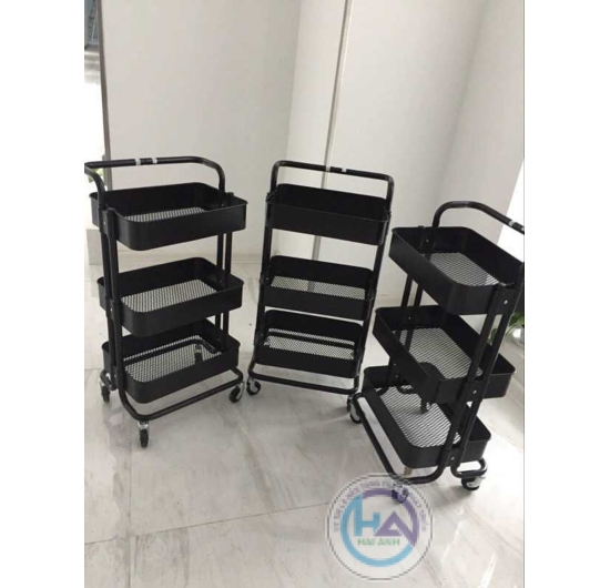 Xe đẩy nail khung sắt Sơn tĩnh điện.