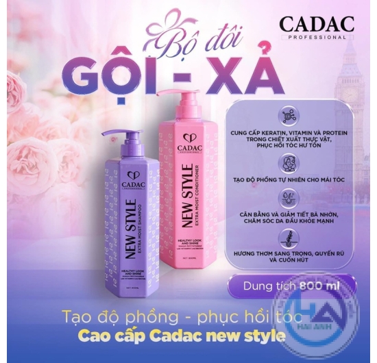 Bộ Đôi Gội – Xả Cao Cấp CADAC Newstyle